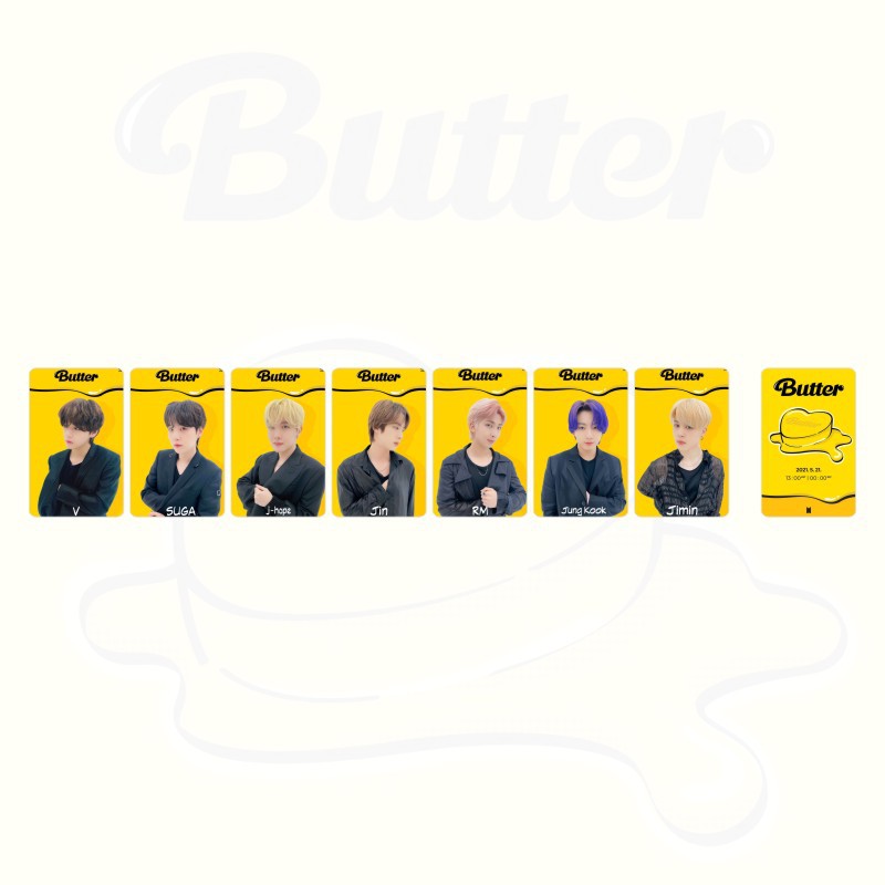 7pcs / Set Kartu Lomo Foto Kpop  Butter Untuk Fans