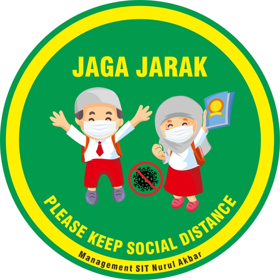 

STIKER VINYL JAGA JARAK SEKOLAH SD CUSTOM - 20x20