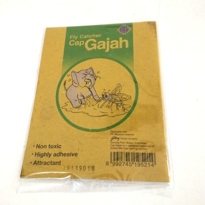 Lem Lalat Kertas Cap Gajah x 1 pack isi 3 lembar