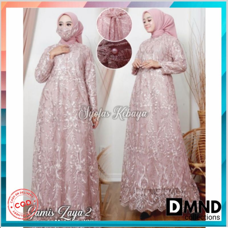 gamis brokat tulle DFS /kebaya modren/kebaya muslim/kebaya wisuda / gamis pesta / real pict gamis terlaris / gamis terbaru / gamis busui / ootd gamis muslim / gamis pesta 4.8 140 Penilaian 274 T