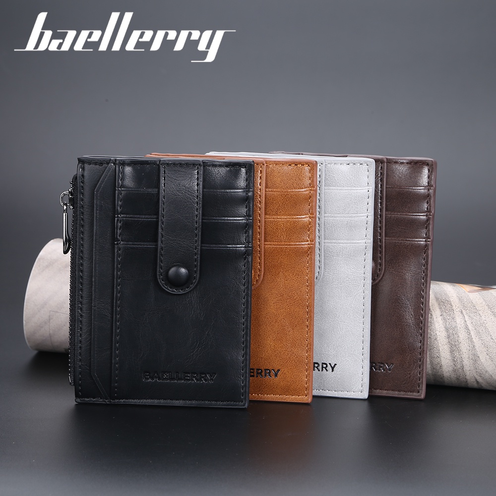 BAELLERRY K9149 Dompet Kartu Pria Wanita Bahan Kulit PU Leather Premium WATCHKITE WKOS