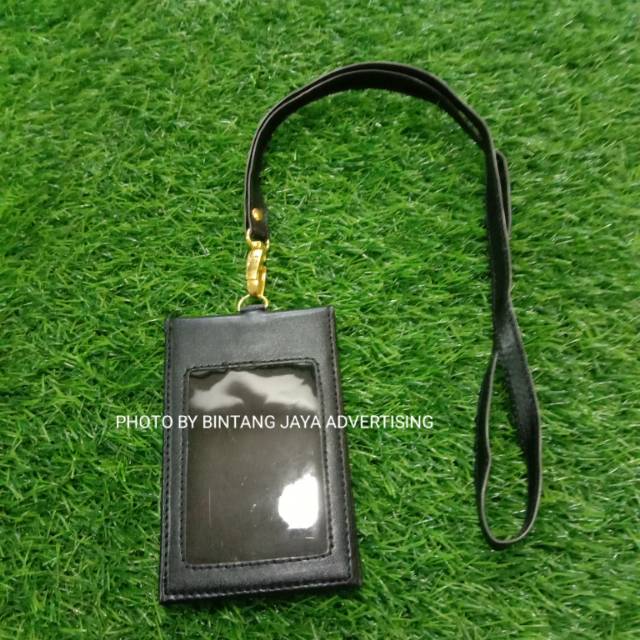 

ID CARD TALI HITAM DOFF 2 SLOT CARD