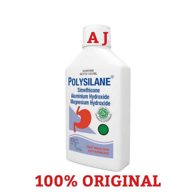 Polysilane Cair 100ml - Obat Maag dan Anti Kembung