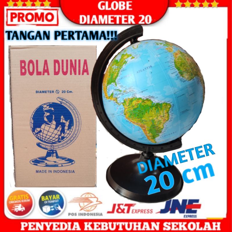 

( PROMO) GLOBE BOLA DUNIA, Diameter 20 cm , bola dunia, globe,