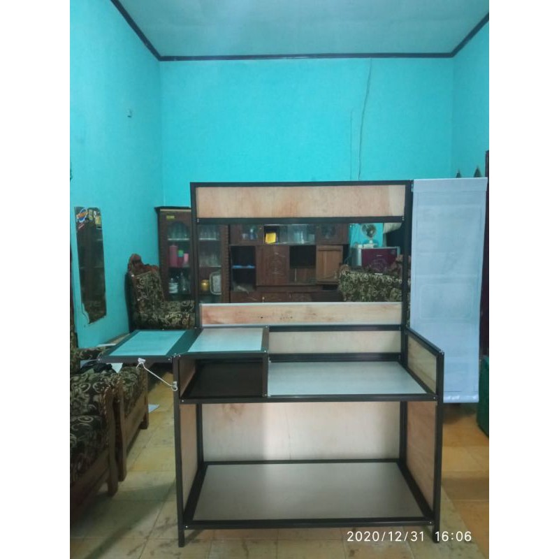 booth portable lipat brown jumbo