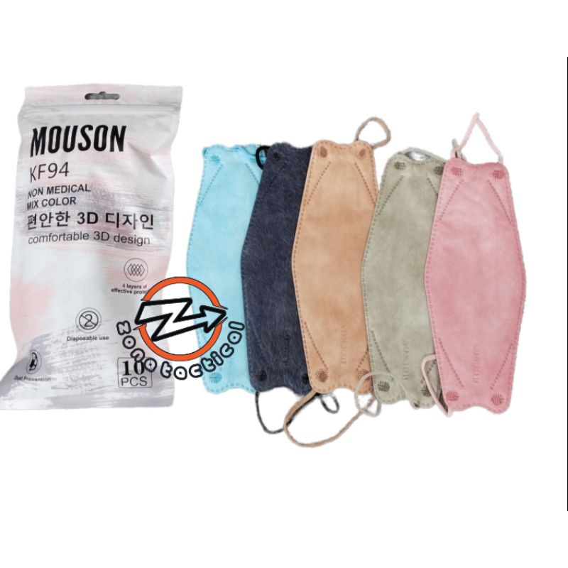 Masker KF94 Mouson 1 Pack Isi 10pcs Disposable