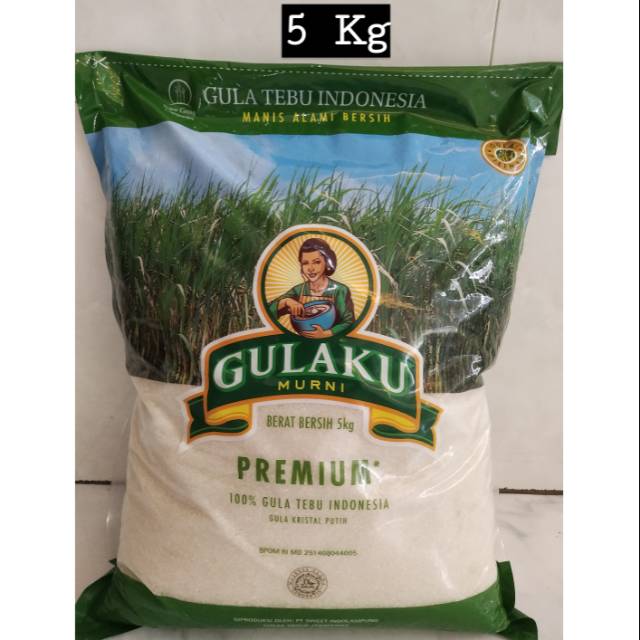 

Gula Tebu Merk Gulaku Kristal Putih Premium 5 Kg