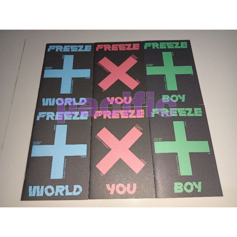 TXT Behind Book Album The Chaos Chapter Freeze