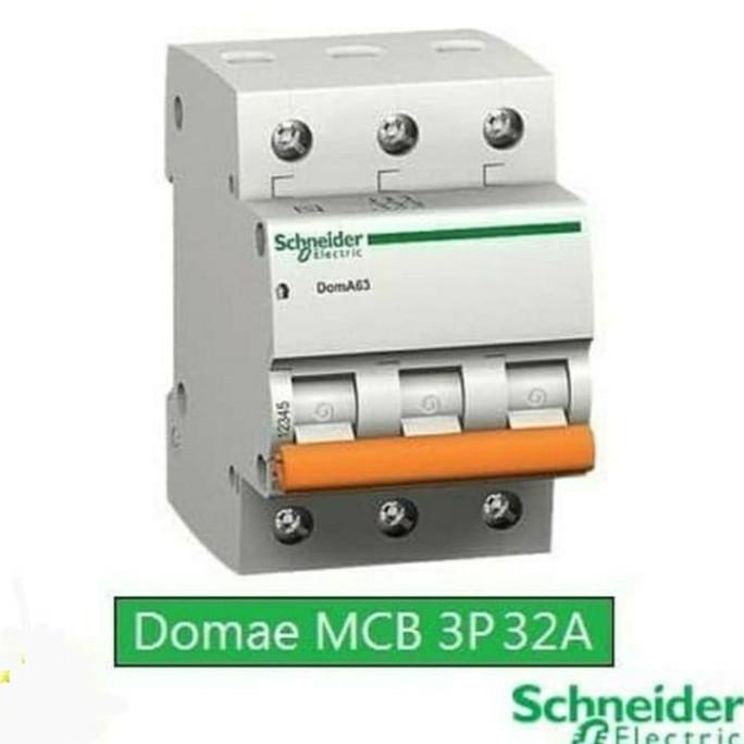 MCB DOMAE SCHNEIDER 3 PHASE 32A ORIGINAL