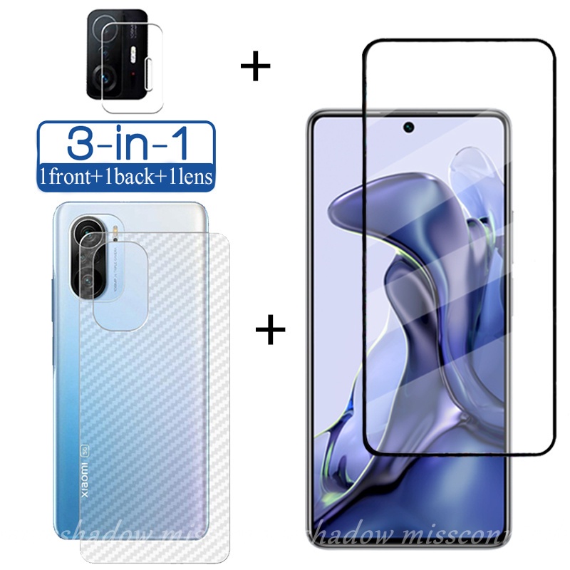 3-in-1 Xiaomi Redmi 9 9A 10 10C 10A 9T 9 8 8A Dual 8A Pro Note 10 11 11 Pro 9 8 Pro 9S 11s 10s Note7 POCO M4 M3 Pro POCO M3 X3 NFC Pro Tempered Glass Screen Protector Glass Film