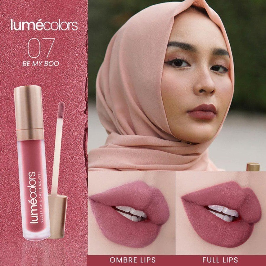 Lipstik Lumecolors Velvet Lip &amp; Cheek Mousse Lume Colors