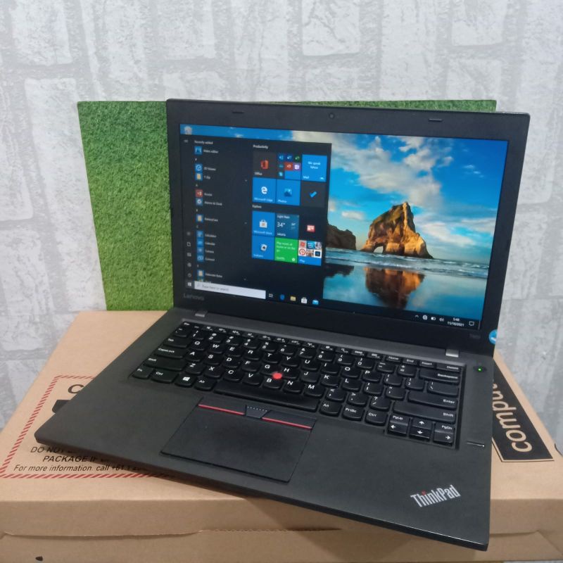 Lenovo Thinkpad T460 Cor i5-6300U Ram 8GB SSD 256GB FHD Touschscreen Dual batrai Windows 10 Full aplikasi Siap pakai