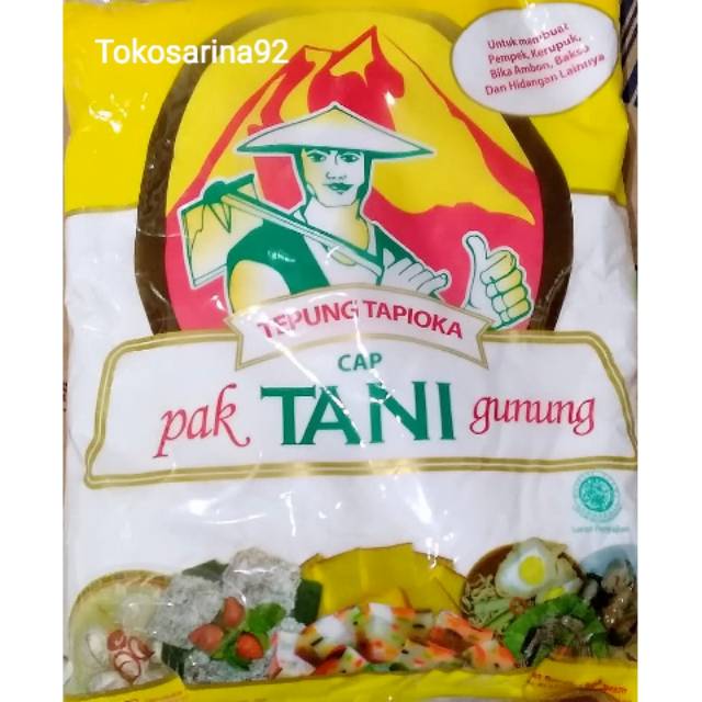 

Tepung tapioka cap pak tani gunung