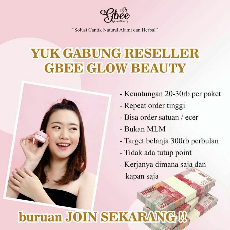 DAFTAR/ORDERAN RESELLER GBEE GLOW BEAUTY