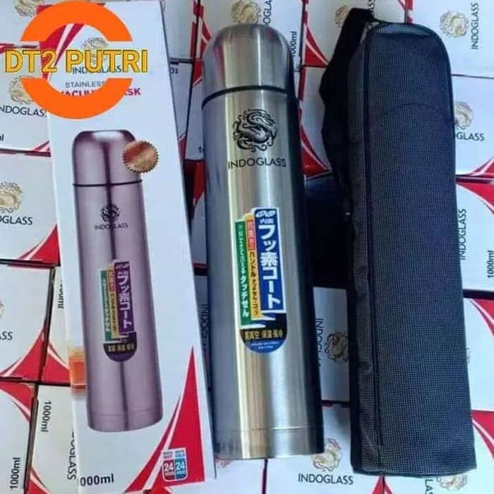 Jual Termos Air Panas 1 Liter Termos+Sarung Limited