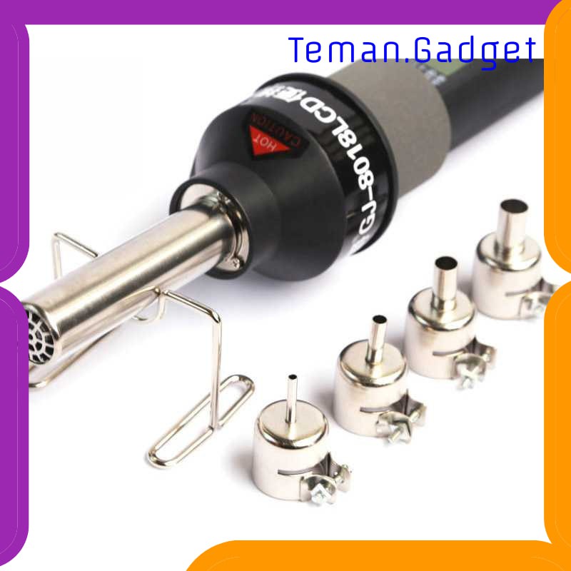 TG-DE115 Gongjue Heat Gun Elektronik + Display 8018LCD 220V 450W - GJ-8018LCD