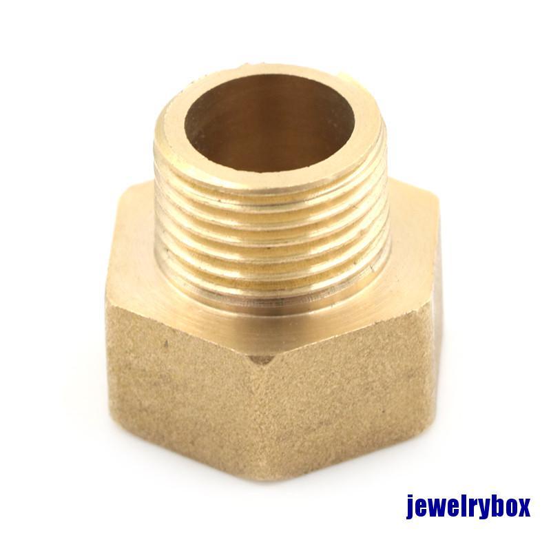 Adapter Fitting Pipa Metrik Bsp G 3 / 4 &quot;Female Ke Npt 1 / 2&quot; Male Bahan Metal