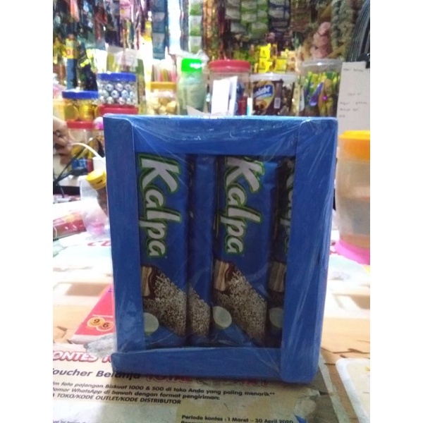 

Beng Beng kalpa box wafer coklat kelapa Netto 12 pcs X 28 gr