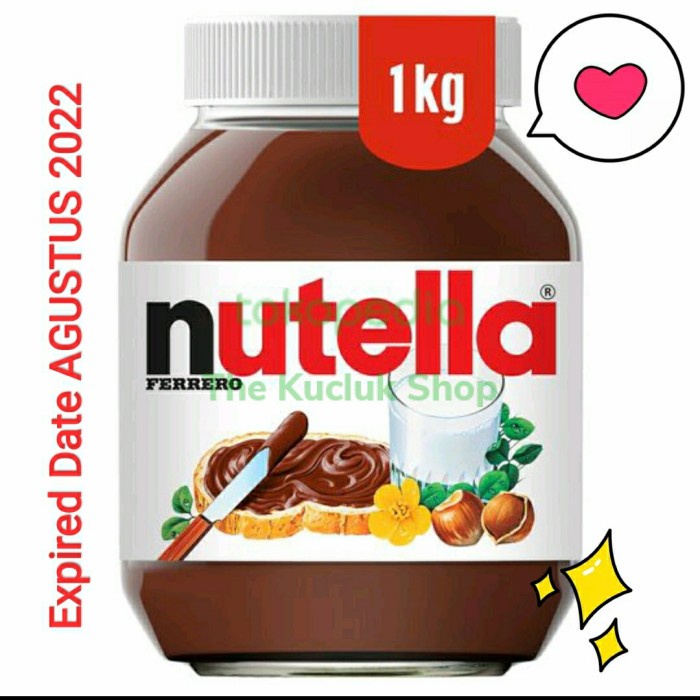

Nutella Spread / Selai Nuttela 1KG