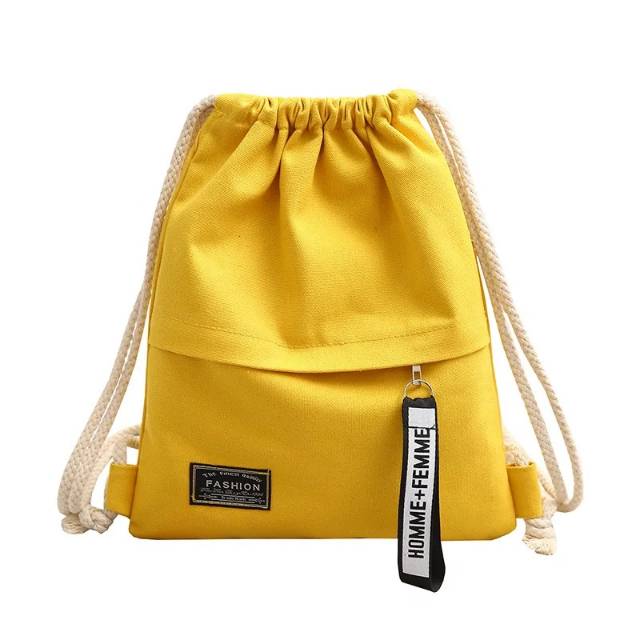 Amelia STRING BAG TAS RANSEL SERUT HOMME FEMME - Ransel Fashion Kpop Terbaru-2