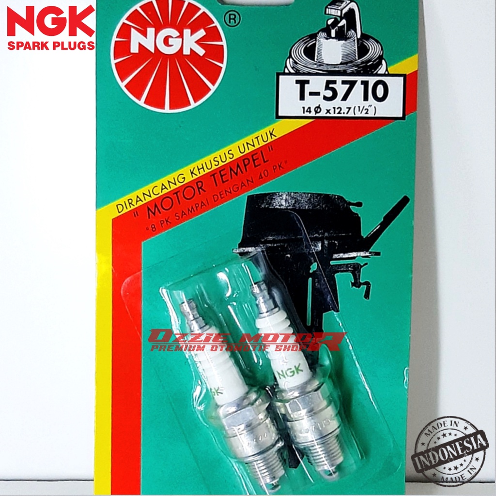 BUSI MOTOR NGK STANDARD T5710 ORIGINAL UTUK VESPA 2 TAK SUPER SPRINT PS PX