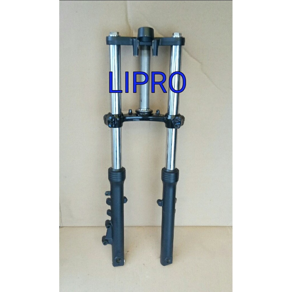 Barang Berkualitas Original Baru Skok sok depan Ninja 150 RR KRR Hitam Steering Fork racing balap mo