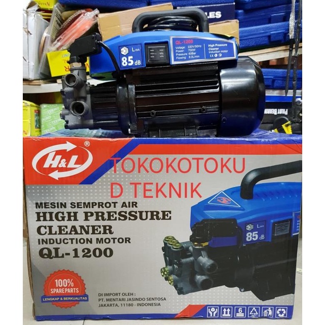 Jet Cleaner Mesin Cuci Mobil Motor H&L Ql-1200