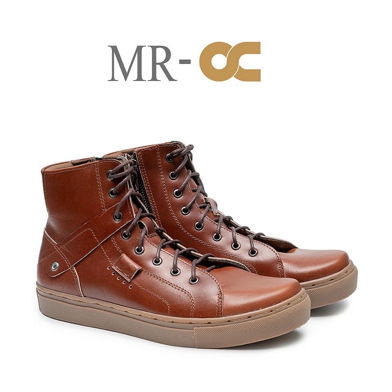 SEPATU KULIT PRIA BOOT MR-OC SEPATU KULIT ASLI / COD / BAYAR DITEMPAT