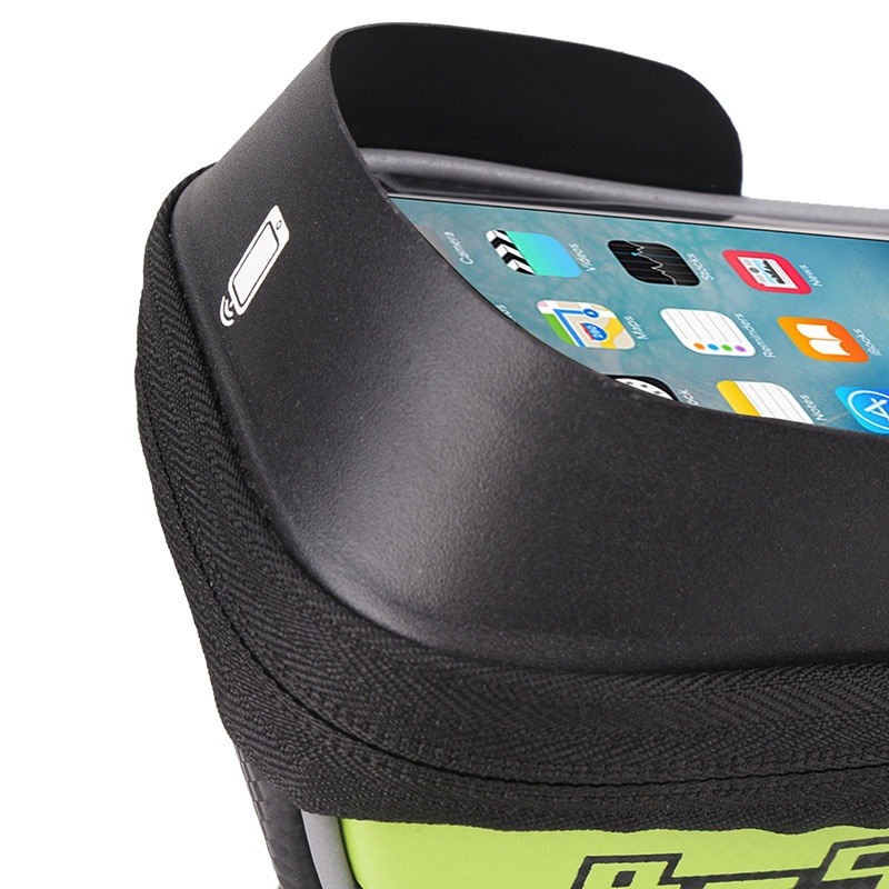 Tas Sepeda Stang Depan B-SOUL 6.5 inch Front Handlebar Bike Phone Holder Waterproof Bicycle Bag