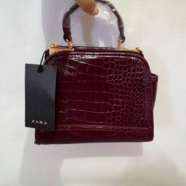 ZARA MINI CROCO BAG ORIGINAL