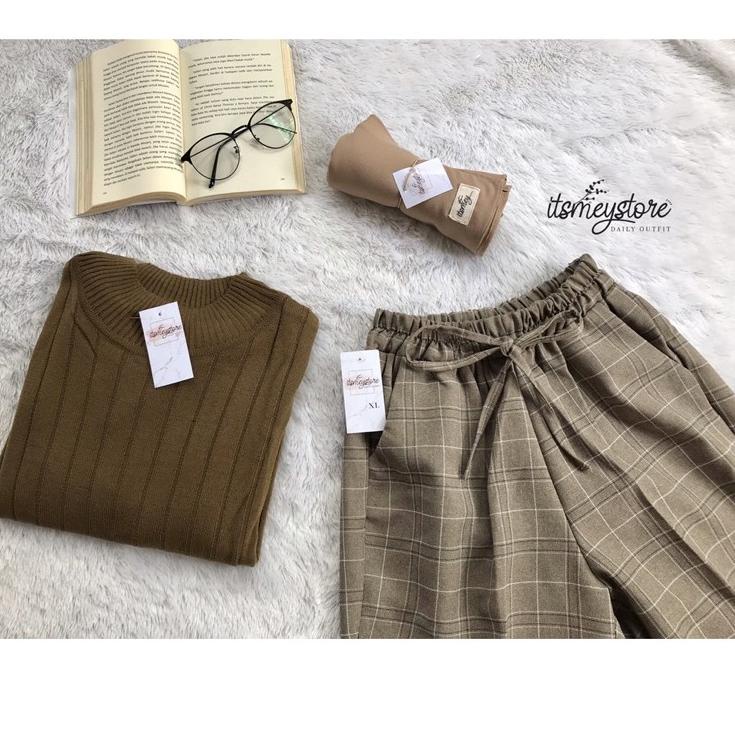 PLN.189183 ◦ One set Outfit Atasan Sweater / One Set Ootd Murah / viral / MeyOfficial