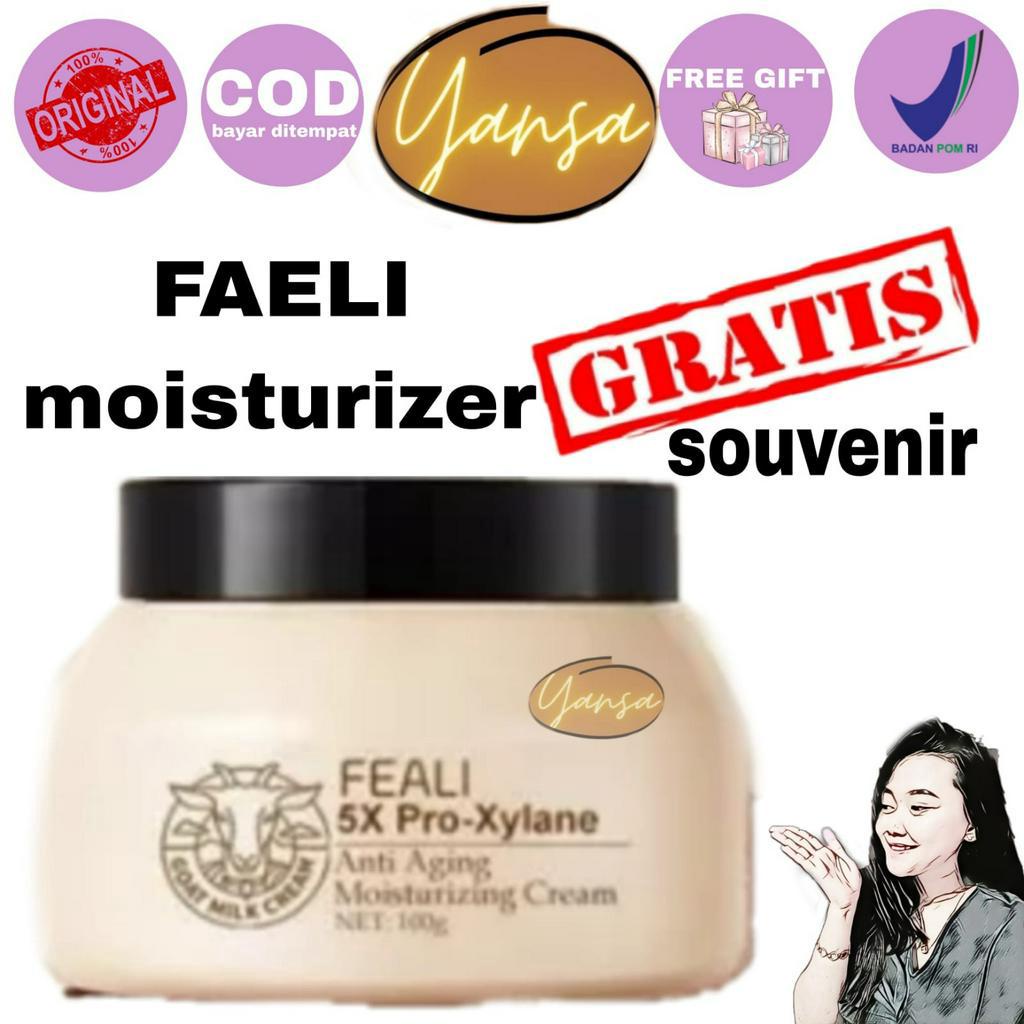 { READY STOCK } - FEALI Moisturizer Cream and Goat Milk-Pelembab wajah