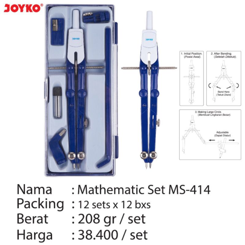 

Jangka Set MS-414 Joyko SF6