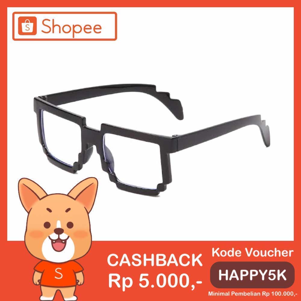 Kacamata Anak [ Hitam ] Anti Radiasi Blue Ray (Design Korea) Laki-laki &amp; Perempuan - HM848
