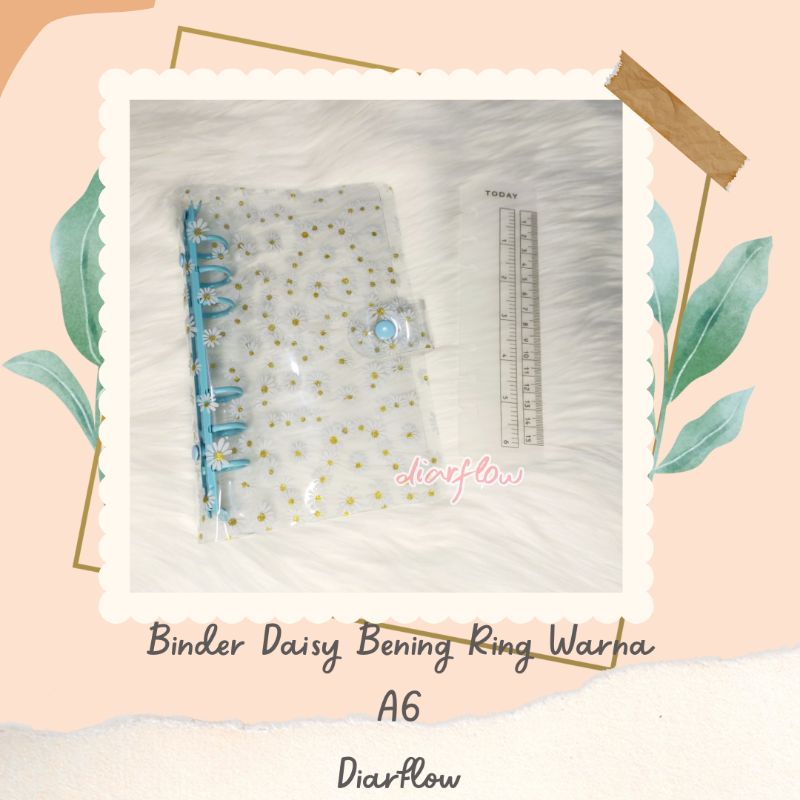 

Cover binder daisy bening ring warna | Binder A6 | Binder nabung | Binder Keuangan | Binder daisy | Binder Uang | Binder photocard | Binder