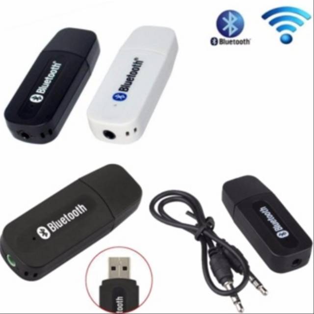 Receiver Bluetooth USB Kabel Stereo Jack 3.5mm Adapter Receiver Music Bluetooth USB MURMER