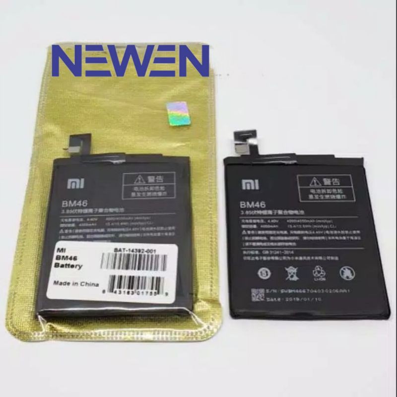 NEWEN Baterai Xiaomi BM46 Xiaomi Redmi Note3 Redmi Note3 Pro Original 100%