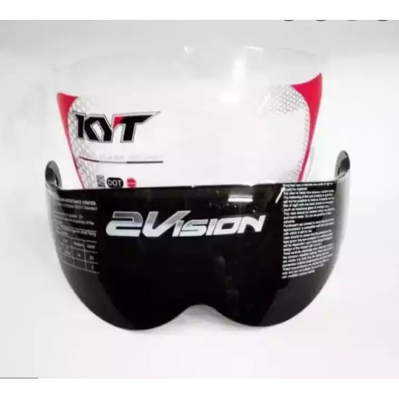 Kaca Helm KYT 2 Vision Kaca Hitam dan Kaca Bening / Kaca Helm KYT 1 Vision (Original)