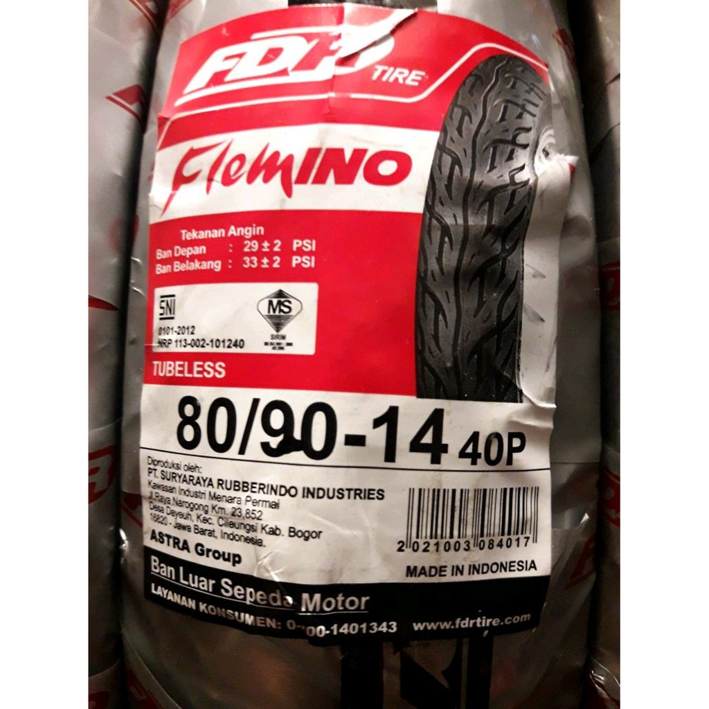 Ban FDR Flemino Tubeless 80 90-14
