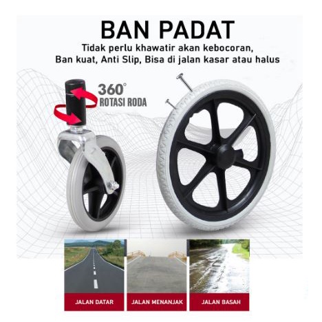 Kursi Roda Travel Speeds Apollo Avico - Kursi roda Alluminium Lipat