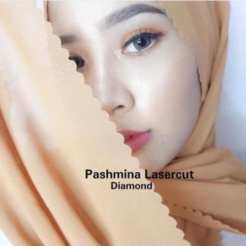 Pashmina tali diamond laser cut / Pashmina Instan tali Laser