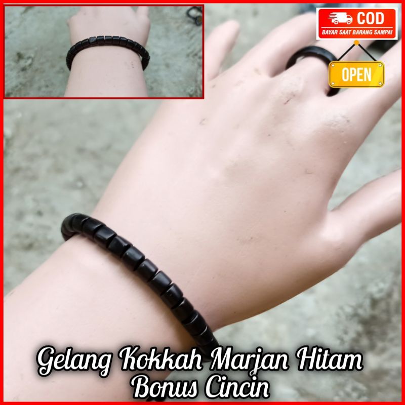 Gelang tasbih kokka FREE cin-cin kaukah koka koukah aksesoris kaukah set