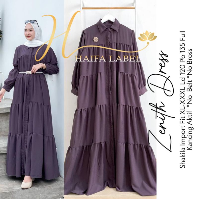 ZENITH MIDI DRESS ORIGINAL BY HAIFA LABEL (100% ORI BERLABEL HAIFA)