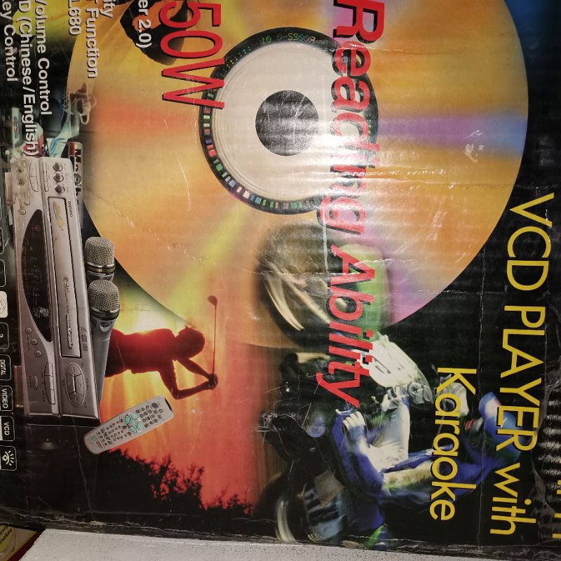 DVD PLAYER DAEWOO DVC-7550W KARAOKE JADUL VINTAGE ANTIK BARANG BARU STOK LAMA BUKAN BEKAS KONDISI AP
