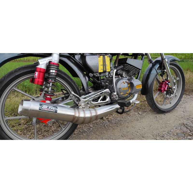 knalpot RX-KING standar racing Thailand stainless garing gurih @_TR RACING