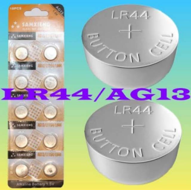 Baterai Kancing Bulat Batre Batrei Ag13 Lr44 1 55v Button Cell Battery Jam Kalkulator Mainan Shopee Indonesia