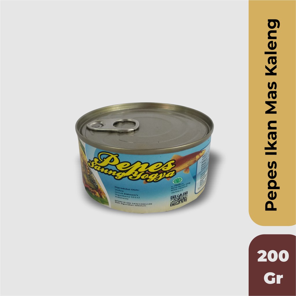 

Pepes Ikan Nila Kaleng Saung Jogja 200 Gr