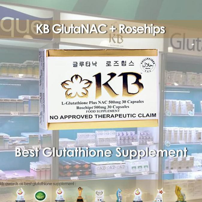 Perawatan Kulit/ Kb Glutathione + Nac With Rosehip Vitamin C (30 Days Supply)