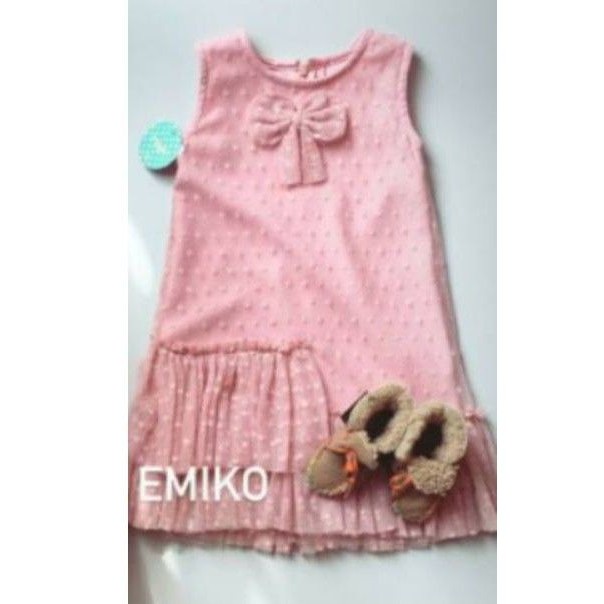 dress bayi neychan gaun anak pesta ulang tahun emiko