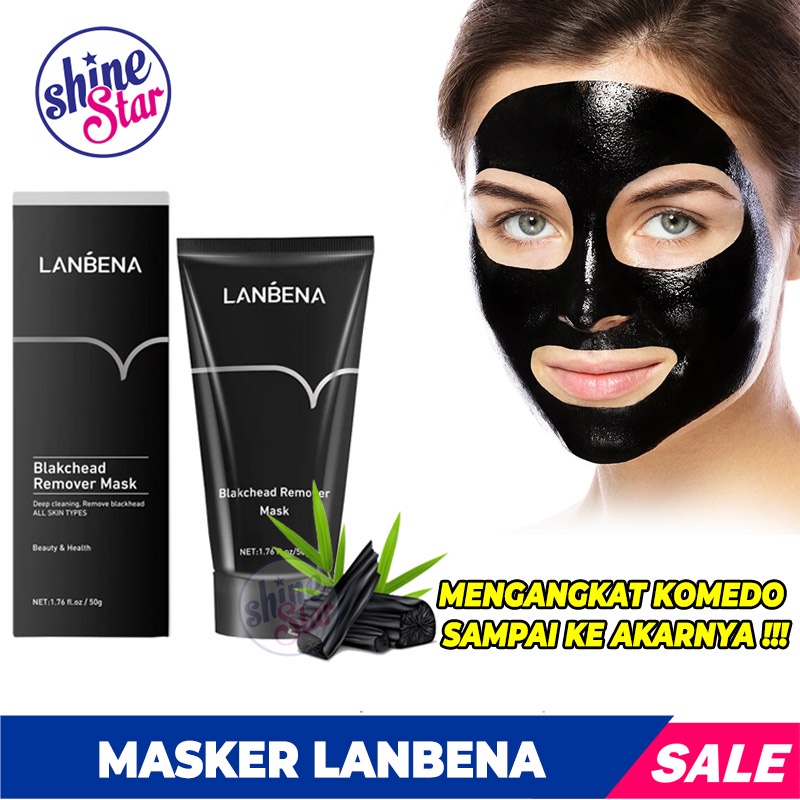 SHINE STAR - Blackhead Remover Mask / Charcoal Blackmask / Masker Arang / Masker Komedo Hidung Wajah